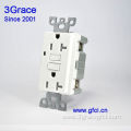 20 Amp White Regular GFCI white